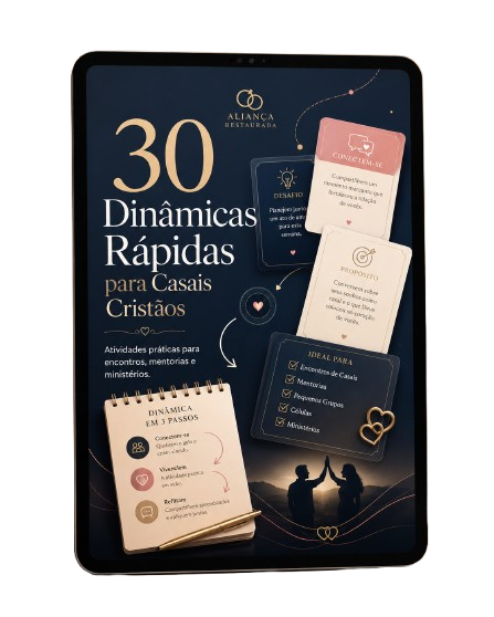 30 dinâmicas rápidas para casais cristãos