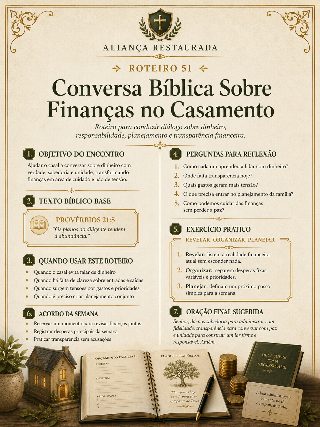 Roteiro 51 — Conversa Bíblica Sobre Finanças no Casamento