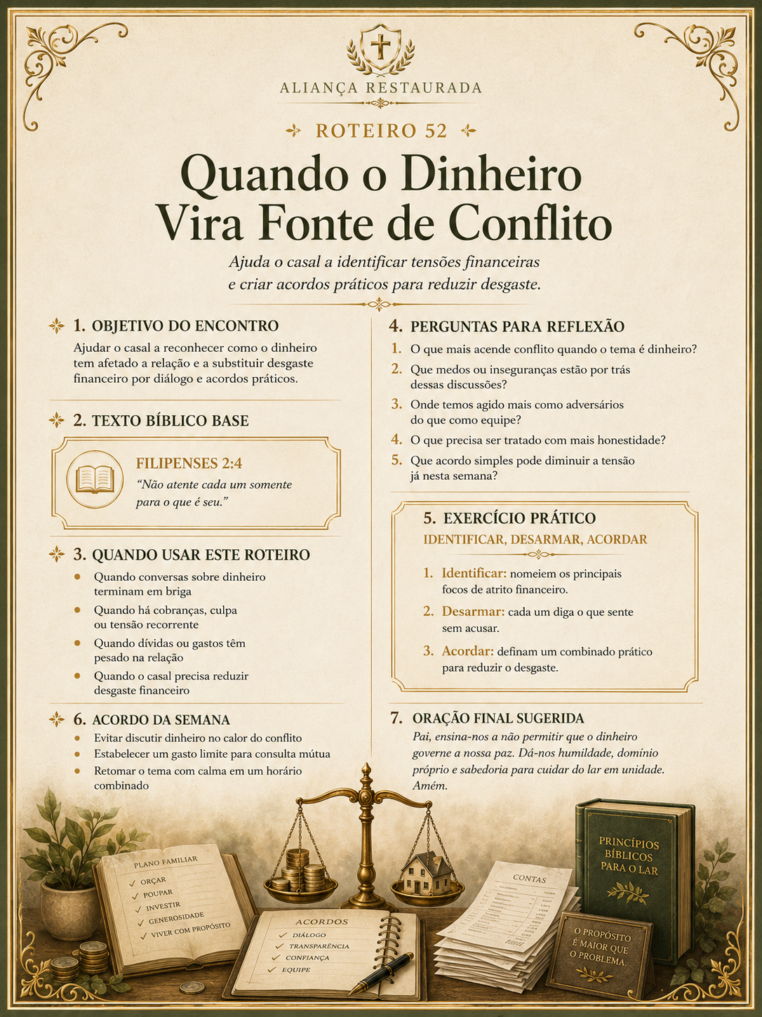 Roteiro 52 — Quando o Dinheiro Vira Fonte de Conflito